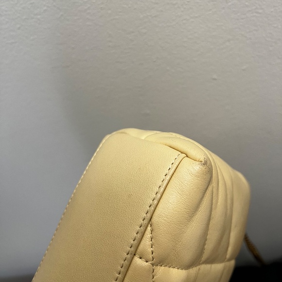 Saint Laurent Mini Puffer in Quilted Leather - Picture 12 of 17